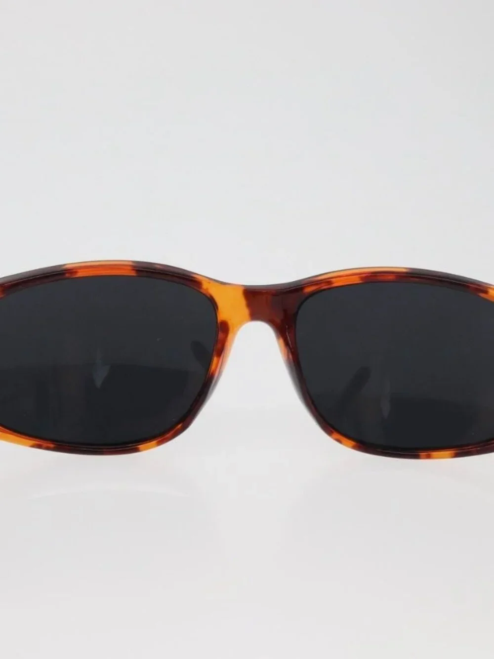 CHANEL COCO Mark Sunglasses Plastic Brown Gold CC Auth 181291M
